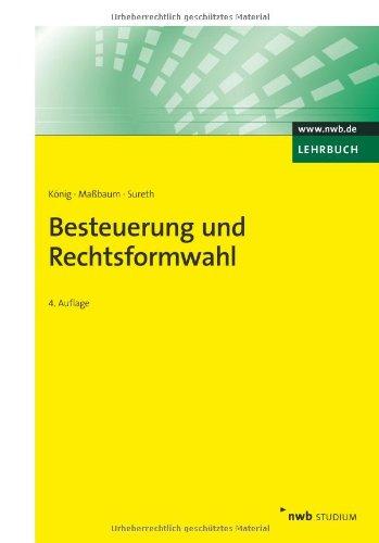 Besteuerung und Rechtsformwahl