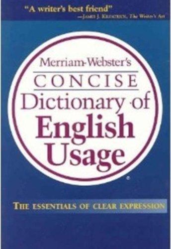 Merriam-Webster's Concise Dictionary of English Usage