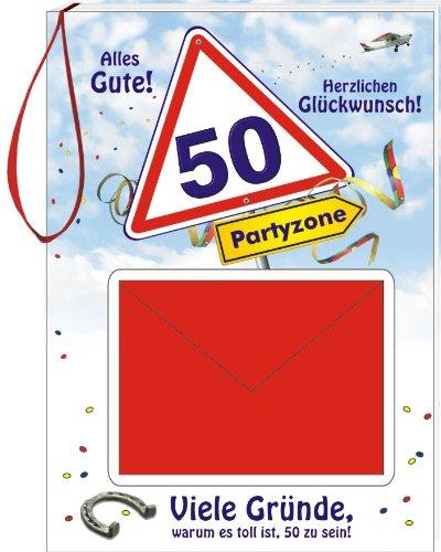 Geburtstags-Geld-Büchlein zum 50: Alles Gute! Herzlichen Glückwunsch