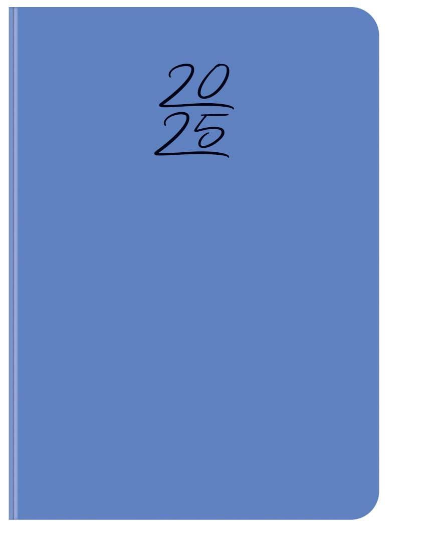 Wochentimer Colour blau 2025: Terminkalender mit Wochenübersicht und Lesezeichenband. Taschenkalender im Format: 11 x 15,5 cm