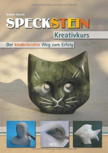 Speckstein-Set: Speckstein Kreativkurs. 4-teiliges Set mit Buch, Speckstein, Raspel und Polierwachs (Buch plus)