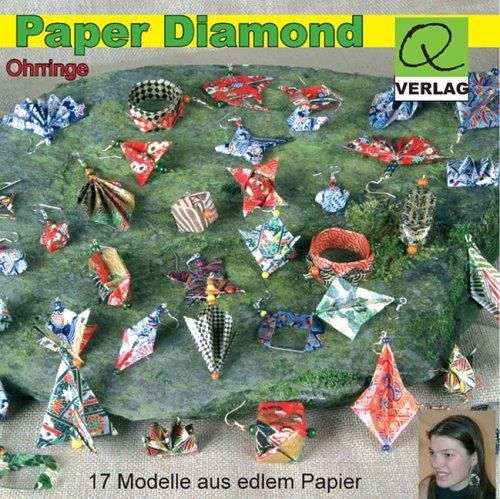 Paper Diamond - Ohrringe aus Papier in Origami Technik