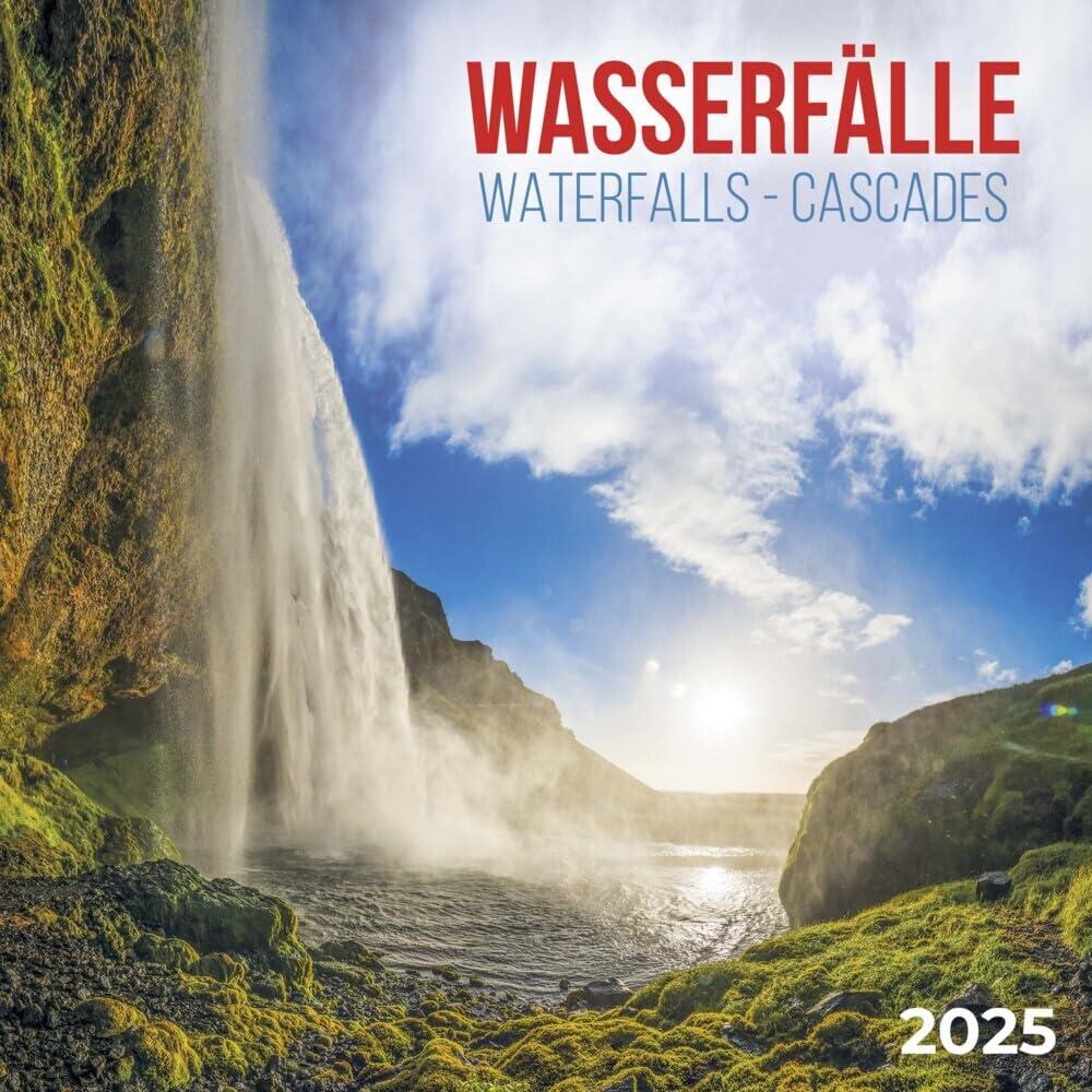 Wasserfälle 2025: Kalender 2025 (Artwork Edition)