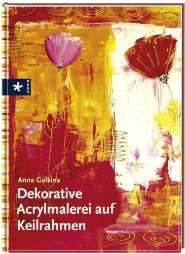 Dekorative Acrylmalerei auf Keilrahmen