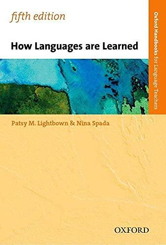 How Languages are Learned: Oxford Handbooks for Language Teachers