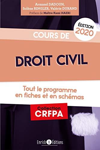 Cours de droit civil : tout le programme en fiches et en schémas