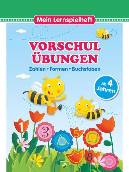 Mein Lernspielheft Vorschulübungen: Mein Lernspielheft Vorschulübungen | Zahlen Formen Buchstaben