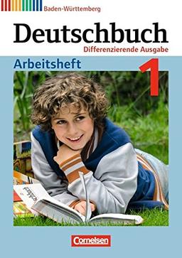 Deutschbuch - Realschule Baden-Württemberg - Bildungsplan 2016: Band 1: 5. Schuljahr - Arbeitsheft mit Lösungen