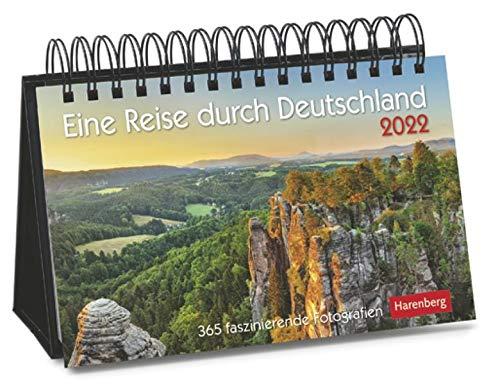 Eine Reise durch Deutschland Premiumkalender 2022 - Tagesabreißkalender zum Aufstellen - Tischkalender mit hochwertigen Farbfotografien - in Geschenkbox - 23 x 17 cm: 365 faszinierende Fotografien