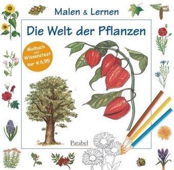 Malen & Lernen: Die Welt der Pflanzen: Sechs Malbücher in einem: Laubbäume. Nadelbäume. Feldblumen. Frühlingsblumen im Garten. Sommerblumen im Garten. Herbstblumen im Garten