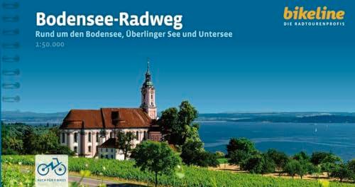 Bodensee-Radweg: Rund um den Bodensee, Überlinger See und Untersee. 1:50.000, 265 km, GPS-Tracks Download, LiveUpdate (Bikeline Radtourenbücher)