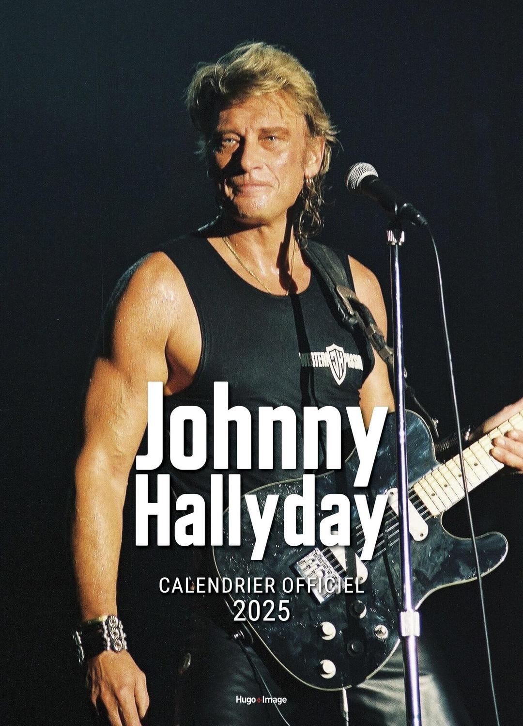 Calendrier mural Johnny Hallyday 2025