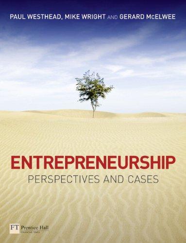 Entrepreneurship: Perspectives and Cases