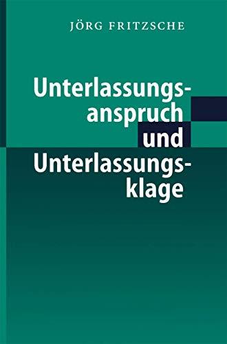 Unterlassungsanspruch und Unterlassungsklage