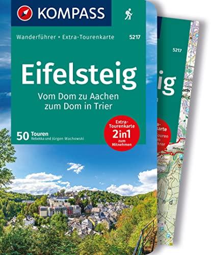 KOMPASS Wanderführer Eifelsteig, 50 Touren: mit Extra-Tourenkarte, GPX-Daten zum Download