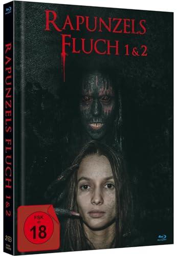 Rapunzels Fluch 1+2 - Limited Mediabook Cover A (Doppel Blu-ray, Uncut Fassung, Special Edition mit viel Bonusmaterial, Sonderauflage auf 500 Stück limitiert)