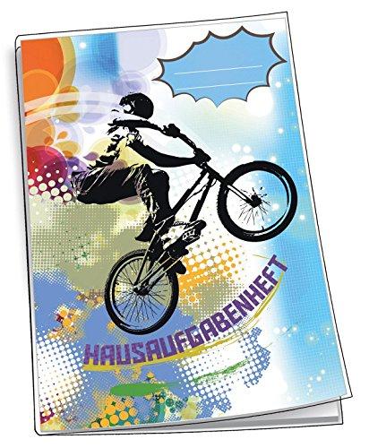 Hausaufgabenheft / DIN A5 / 48 Blatt / "BMX"