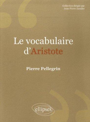 Le vocabulaire d'Aristote