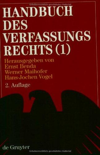 Handbuch des Verfassungsrechts der Bundesrepublik Deutschland. Studienausgabe: 2 Bde.