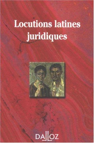 Locutions latines juridiques