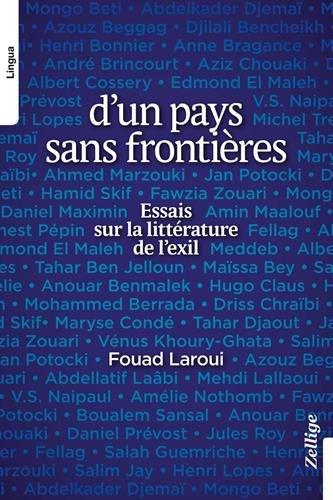 D'un pays sans frontières : essais sur la littérature de l'exil