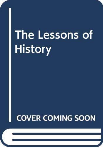 The Lessons of History