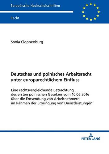 Deutsches und polnisches Arbeitsrecht unter europarechtlichem Einfluss: Eine rechtsvergleichende Betrachtung des ersten polnischen Gesetzes vom ... Hochschulschriften Recht, Band 6118)