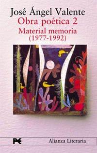 Material memoria (1977-1992) (Alianza Literaria (Al))