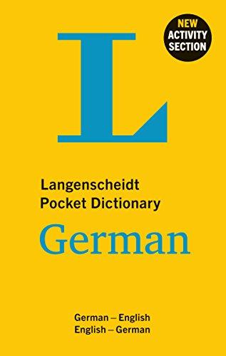 Langenscheidt Pocket Dictionary German: Deutsch-Englisch/Englisch-Deutsch (Langenscheidt Pocket Dictionaries)