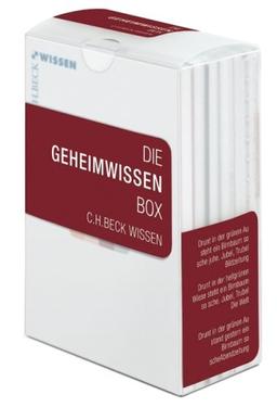 Die Geheimwissen Box: Enthält: 2133 Reinalter, Die Freimaurer; 2023 Edighoffer, Die Rosenkreuzer; 2383 Auffarth, Die Ketzer; 2082 Behringer, Hexen; 2340 Schwerhoff, Die Inquisition