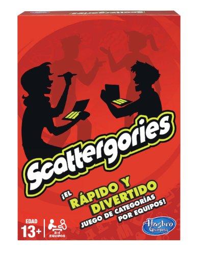 Hasbro Gaming Scattergories, Fragespiel (A5226105), eventuell Nicht in Deutscher Sprache Spanische Version Talla unica bunt