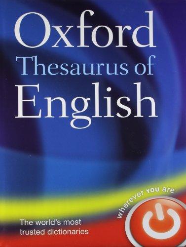 The Oxford Thesaurus of English (Diccionarios)