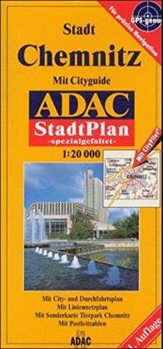 ADAC Stadtpläne, spezialgefaltet, Chemnitz (ADAC Stadtplan spezialgefaltet)