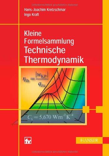 Kleine Formelsammlung Technische Thermodynamik