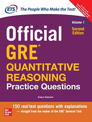 OFFICIAL GRE QUANTITATIVE REASONING PRACTICE QUESTIONS [Paperback] [Jan 01, 2017] ETS