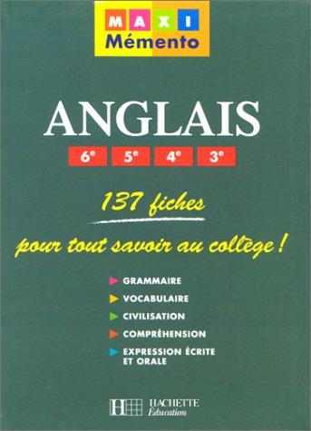 Anglais, 6e, 5e, 4e, 3e