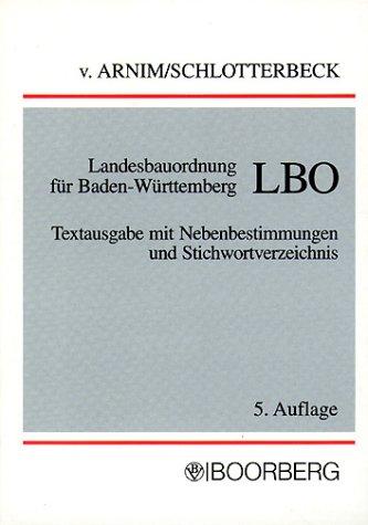 Landesbauordnung für Baden-Württemberg (LBO)