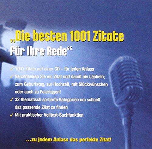 Die besten 1001 Zitate für Ihre Rede, CD-ROM