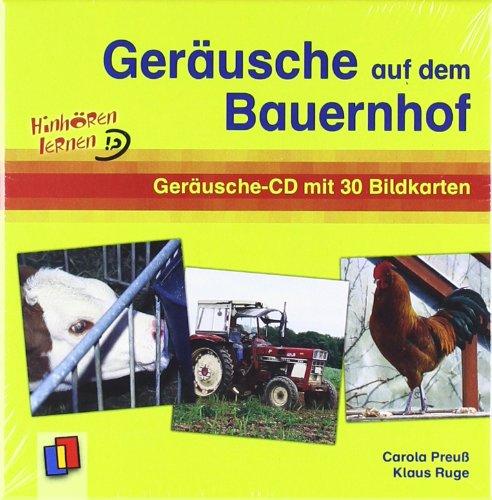 Geräusche auf dem Bauernhof. CD: Geräusche-CD mit Bildkarten