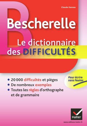 Le dictionnaire des difficultés