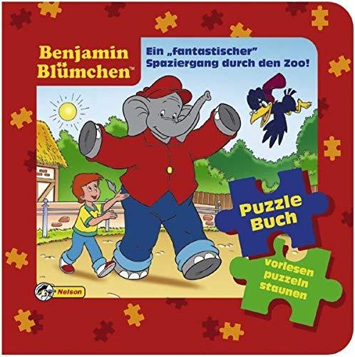 Benjamin Blümchen - Ein fantastischer Spaziergang durch den Zoo!: Nelson Puzzle-Buch - vorlesen, puzzeln, staunen