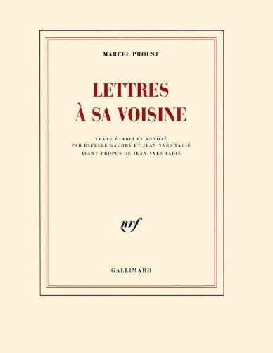 Lettres à sa voisine