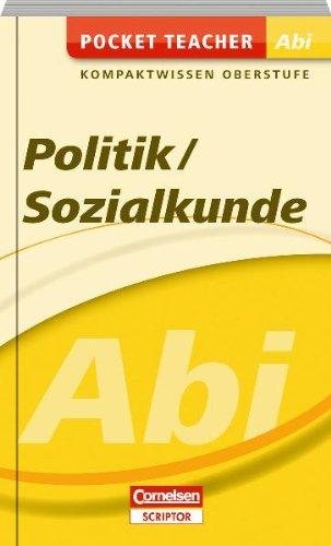 Pocket Teacher Abi Sekundarstufe II Politik/Sozialkunde