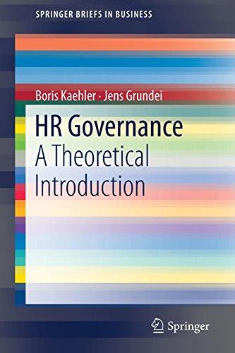 HR Governance: A Theoretical Introduction (SpringerBriefs in Business)