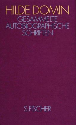 Gesammelte autobiographische Schriften