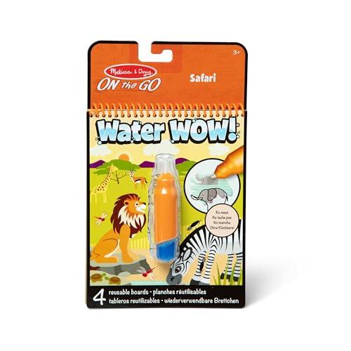 Melissa & Doug Wassereinfärbungsbrett – Safari | Aktivitätsbrett | Reisen | 3+ | Geschenk für Jungen oder Mädchen