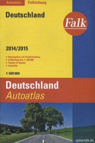 Falk Autoatlas Falkfaltung Deutschland 2014/2015 1:500 000