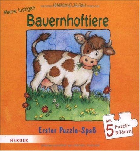 Meine lustigen Bauernhoftiere: Erster Puzzle-Spaß