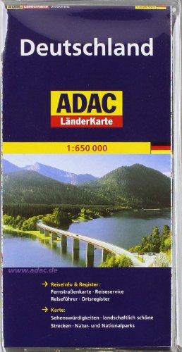 ADAC Länderkarte Deutschland in Hülle 1:650.000