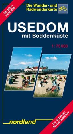 Nordland Karten, Usedom mit Boddenküste